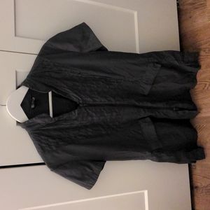 Noel Asmar Moderna Uniform Top - Size Large charcoal gray